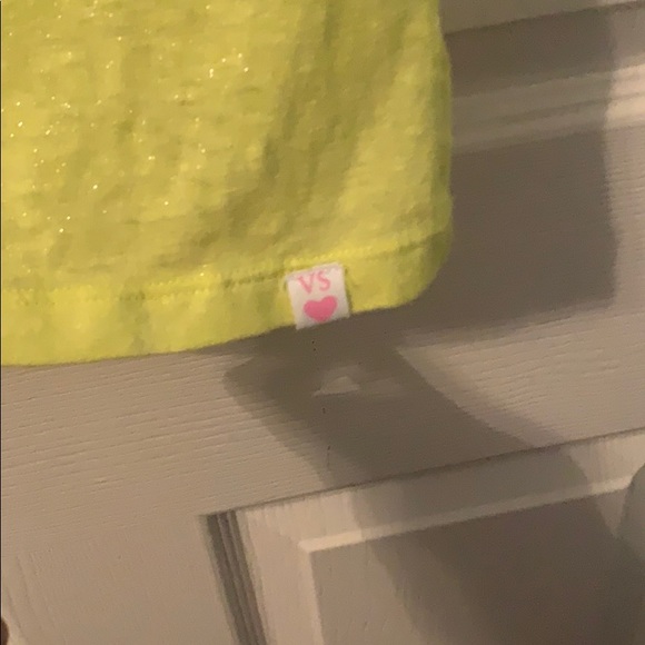 Victoria’s Secret Neon Yellow T-Shirt - Picture 3 of 4